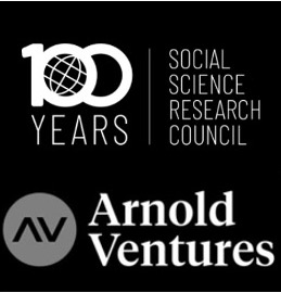 Social Science Research Council and Arnold Ventures logos