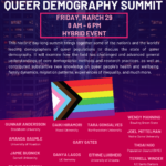Queer Demography summit poster