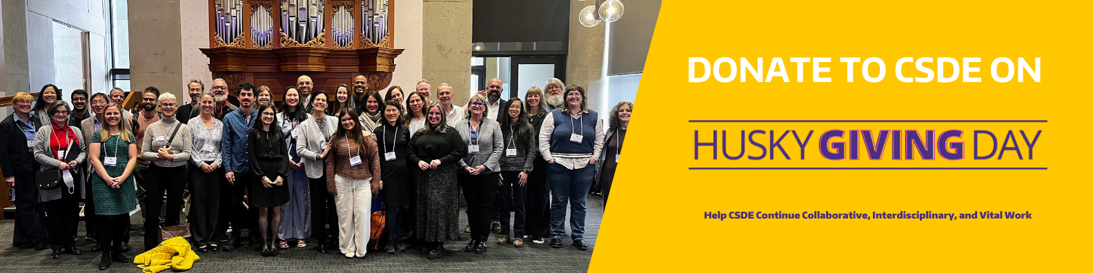 CSDE Husky Giving Day Banner